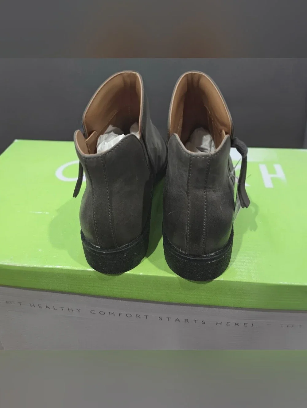NWT  The boots are Aetrex Mila Low Boot in Charcoal Grey. Size 8.5